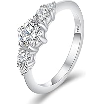 Amazon | [KRKC] モアサナイト リング レディース 0.5ct ダイヤ